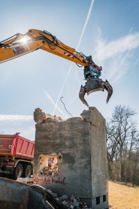 Abbruch Trafostation Vilsbiburg