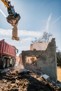 Abbruch Trafostation Vilsbiburg